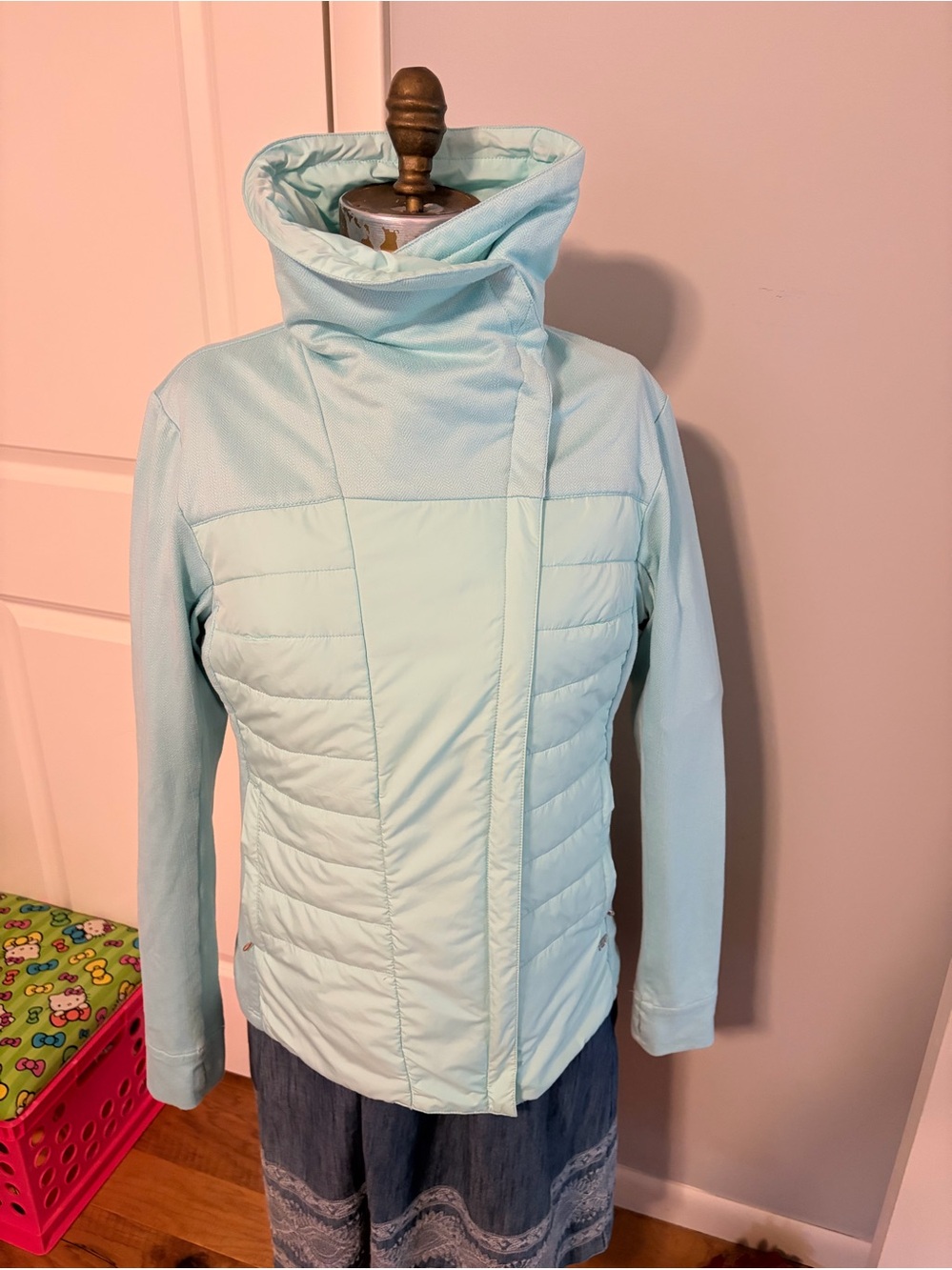 Helly Hanson Astra Midlayer Quilted Mixed-Media Jacket